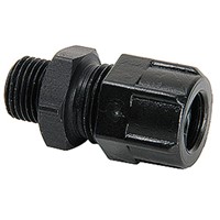 Tube connector G1/8 male for tube 8 mm (alu/plastic)