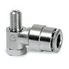 Tube connector M6x0.75 male for tube 6 mm 90 Deg - swivel type