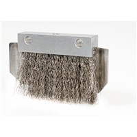 Special brush for large chains up to +350 Deg C with through hole (alu
