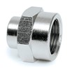 Reducer coupling G3/8 female to G1/8 female for tube 8 mm (nickel-plat