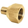 Reducer M6 male x G1/4 female (brass)