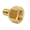 Reducer M8x1 male x G1/4 female (brass)