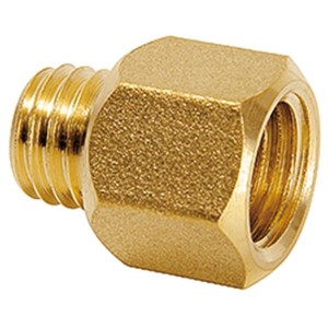 Reducer M12 male x G1/4 female (brass)