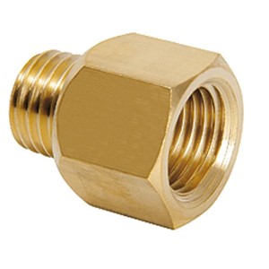 Reducer M12x1.5 male x G1/4 female (brass)