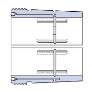 AOH24172 SKF withdrawal sleeve prepaired for oil injection