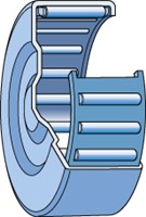 BK1210 SKF drawn cup needle roller bearing with closed end