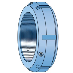 KMT0 SKF Lock nut with locking pins