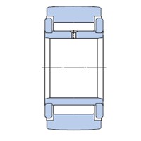 NATV 15 PPA SKF track rollers, with flange rings, with an inner ring