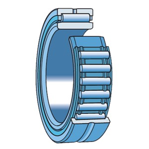 NKIS 65 SKF needle bearing with ribs, with inner ring, heavey series