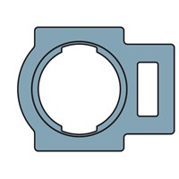 TU504 M SKF Take up unit housing only